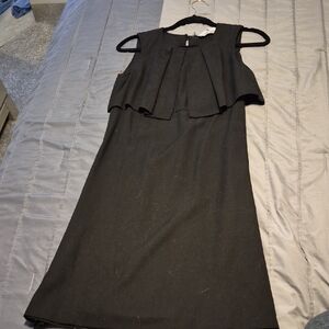 Domenico Vacca Elegant Black Sleeveless Dress